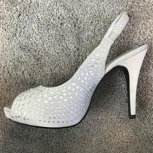 Lulu Townsend Silver/Gray Heels
